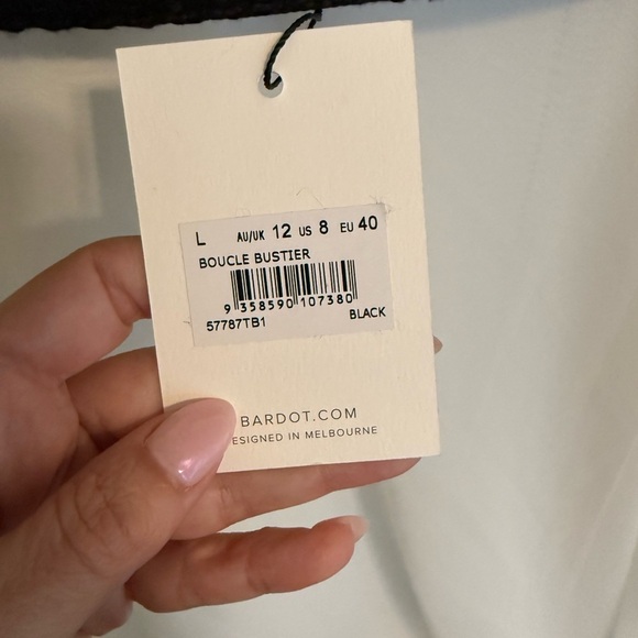 NWT Bardot Boucle Bustier Size 8 - Picture 6 of 7